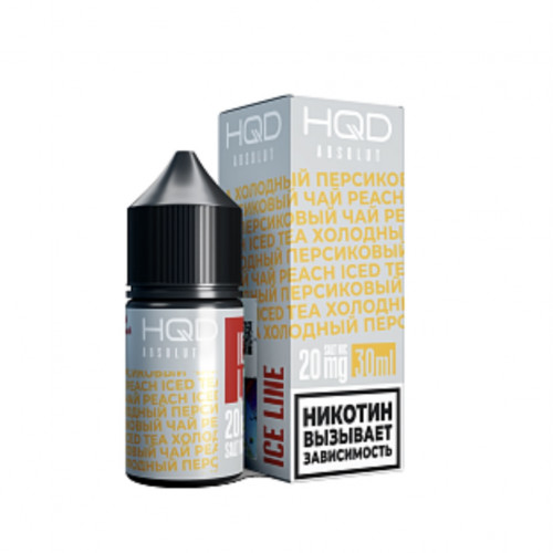 Жидкость HQD ABSOLUT ICE LINE Iced peach tea / Персиковый чай
